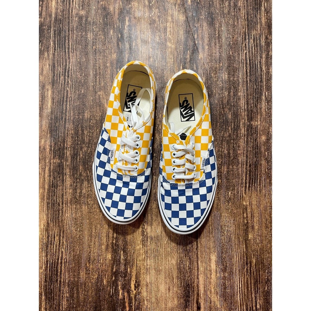 Vans Palm Tree/ Checkered Man’s Sidewall Sneaker size 8.0